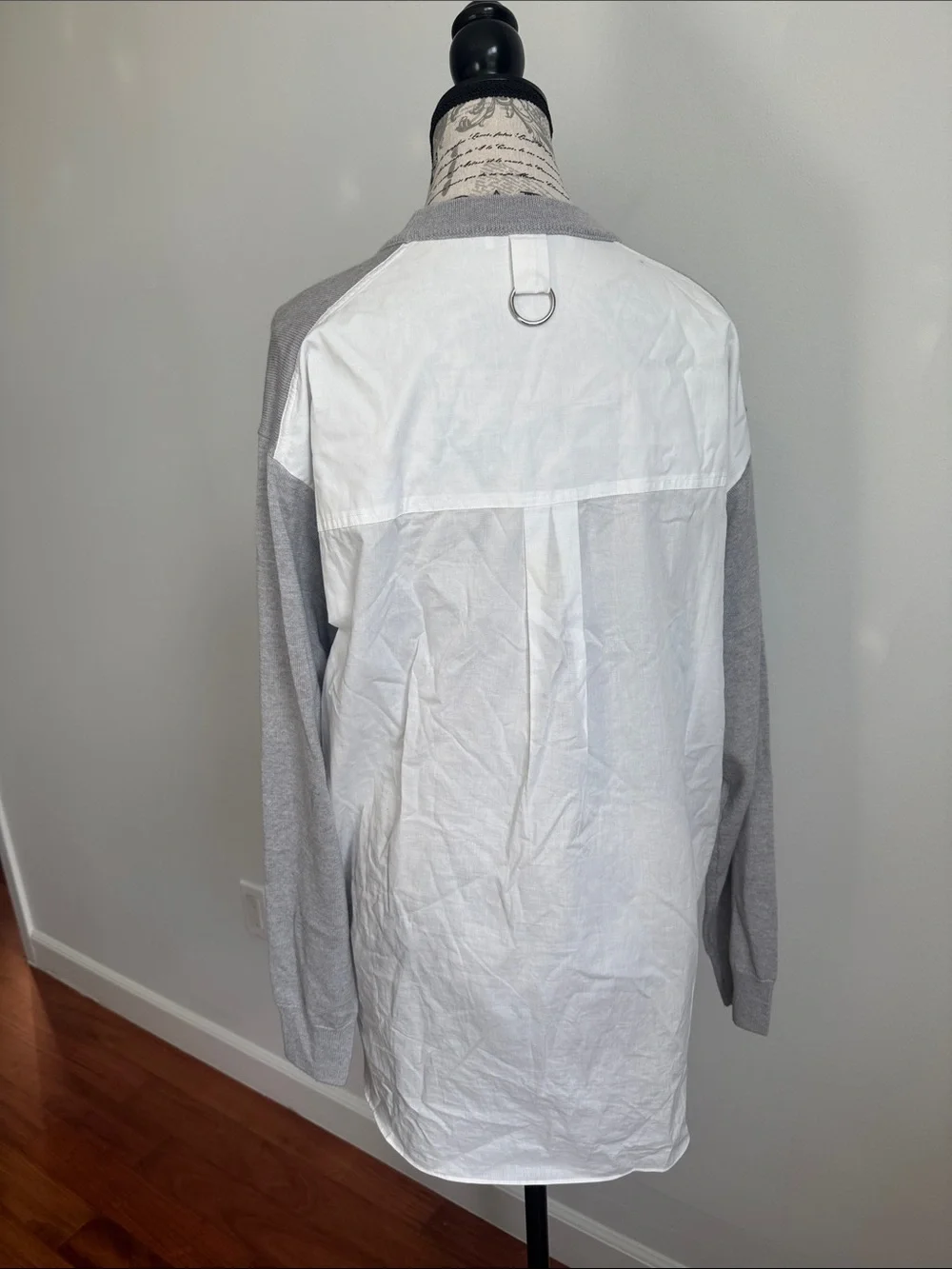 Tibi Light Gray Women’s Crewneck Sweater - Picture 3 of 5